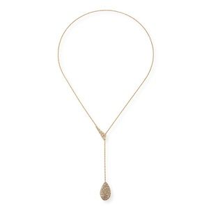 ALEXIS BITTAR • Crystal Teardrop Lariat Necklace